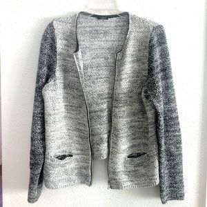 Talbots knit zip up jacket